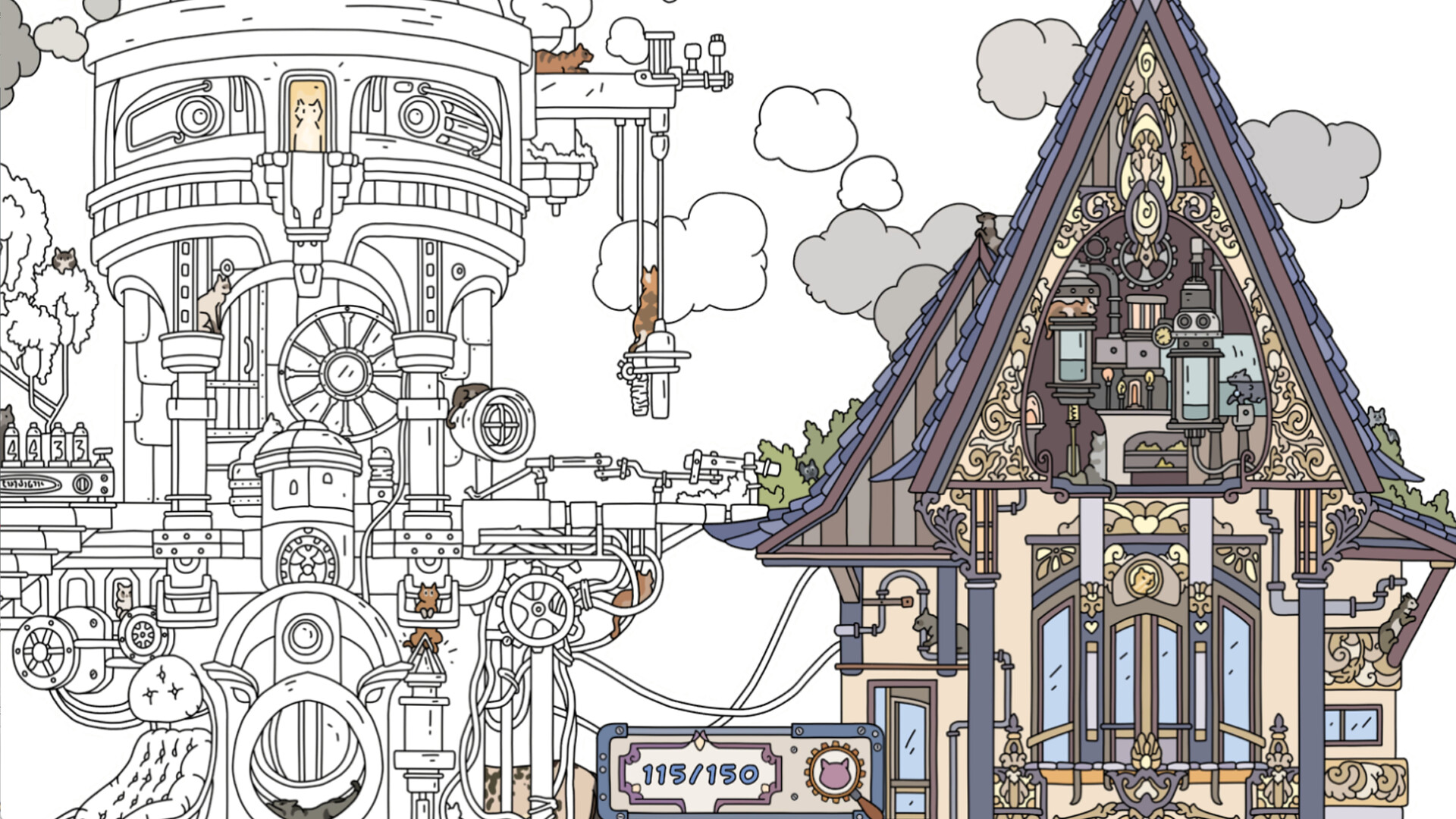 Скриншот: HIDDEN CATS 3: Steampunk