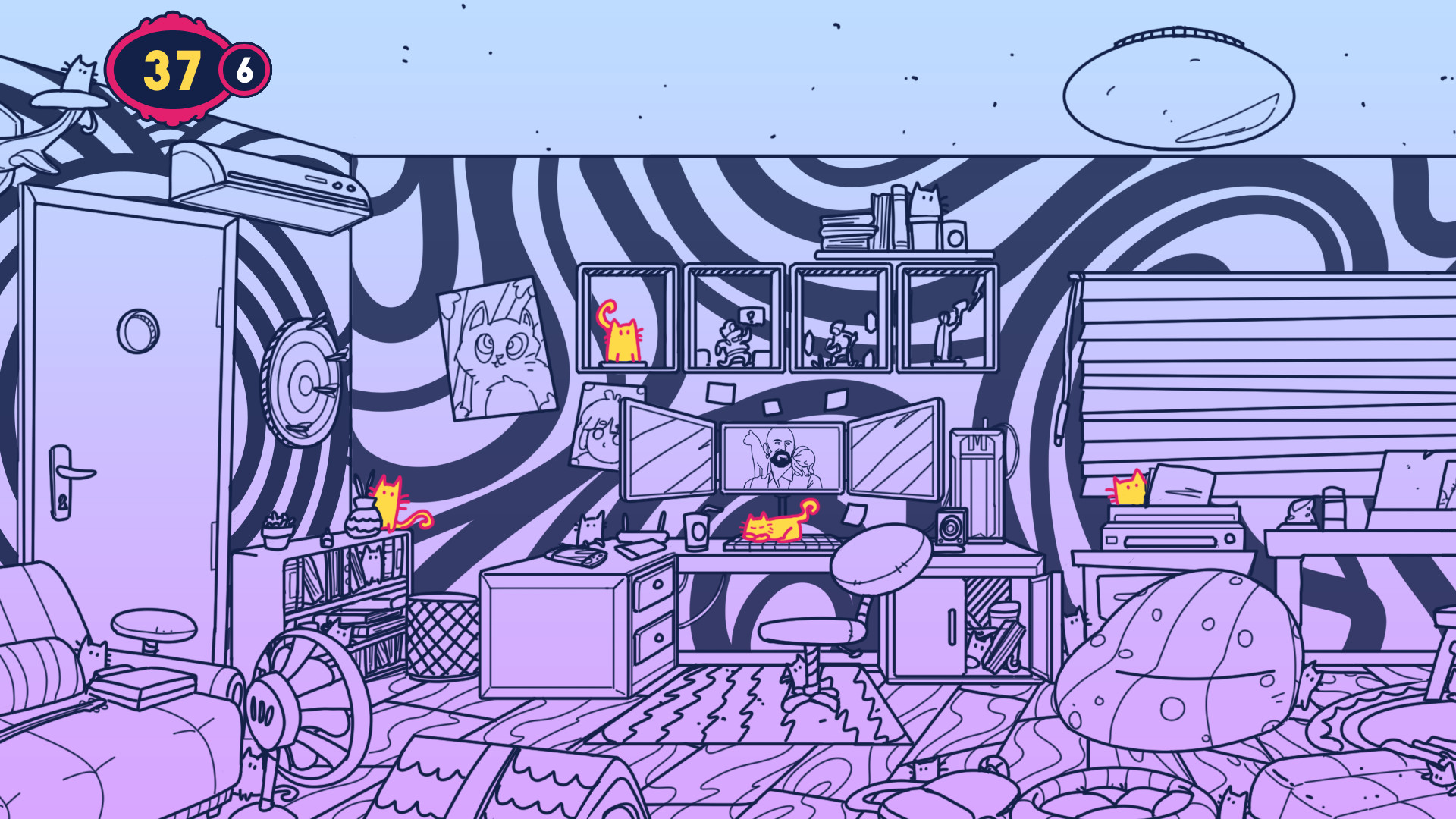 Скриншот: A Building Full of Cats