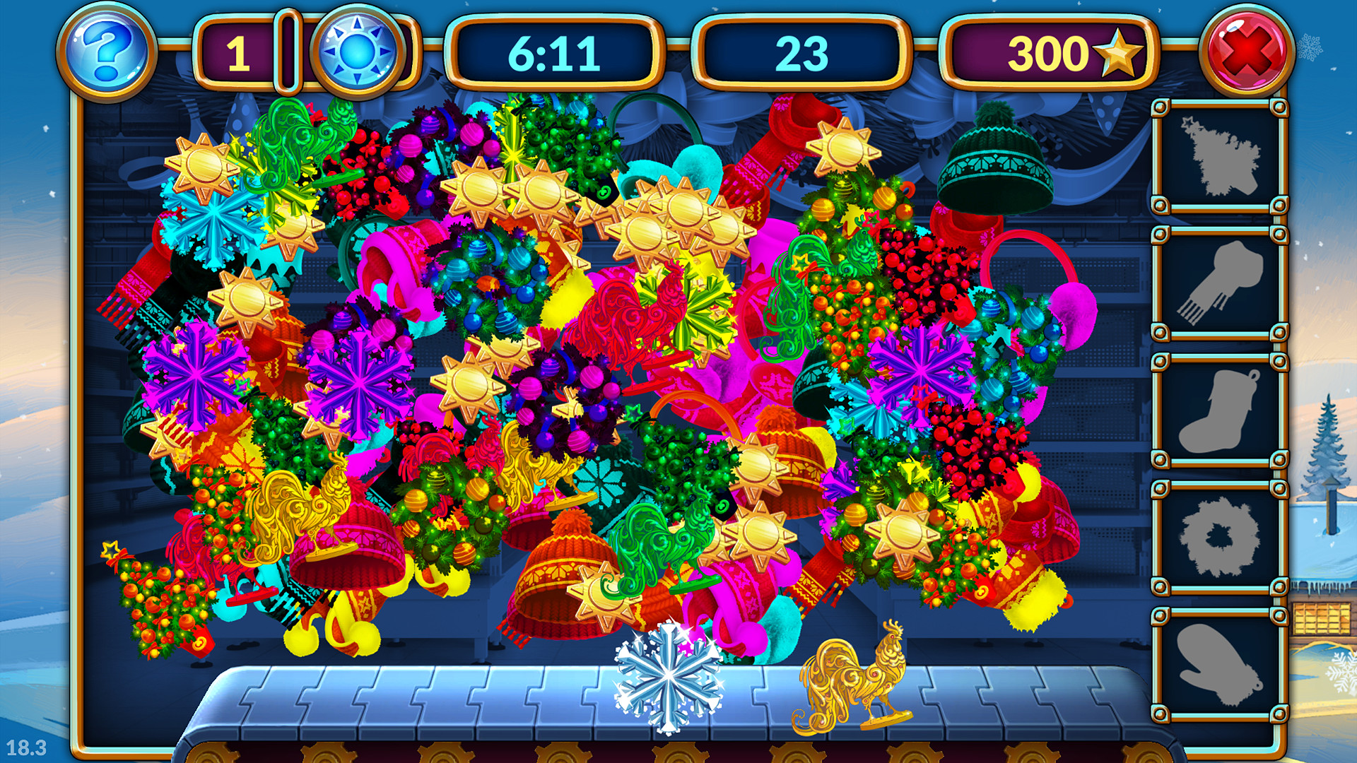 Скриншот: Shopping Clutter 2: Christmas Square