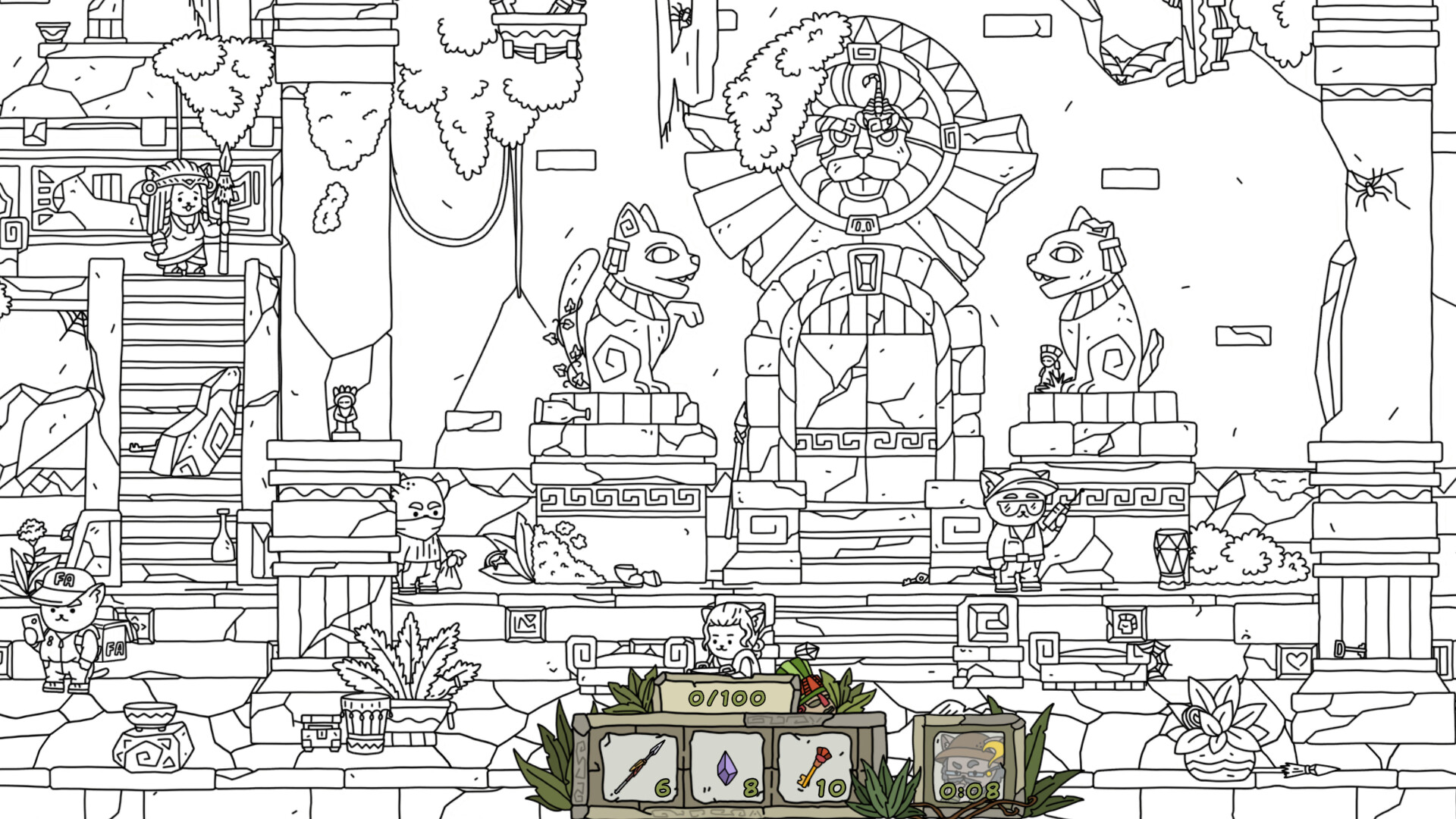 Скриншот 10: FIND ALL 8: The road to the Maya