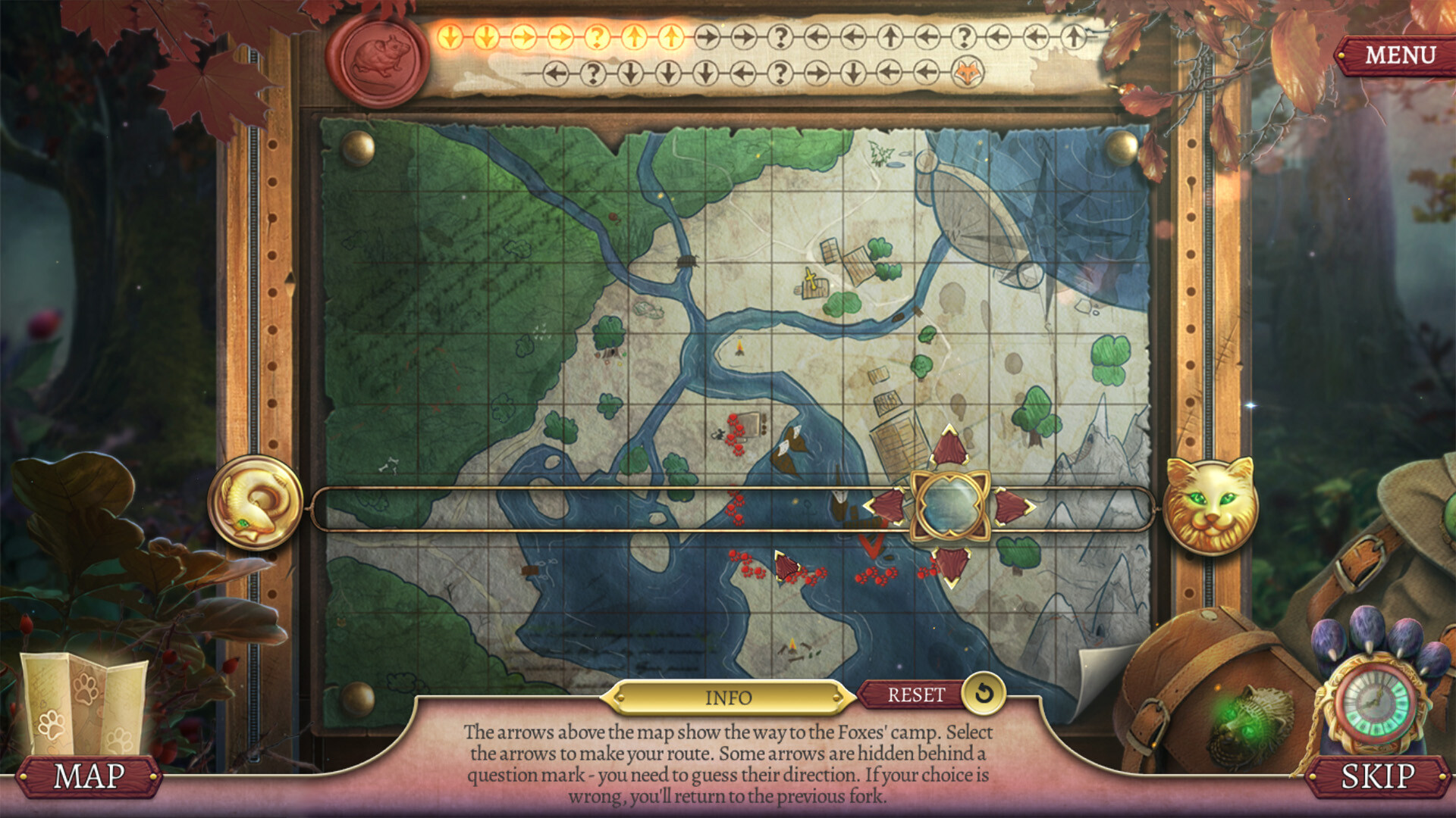 Скриншот 6: Knight Cats: Leaves on the Road Collector's Edition