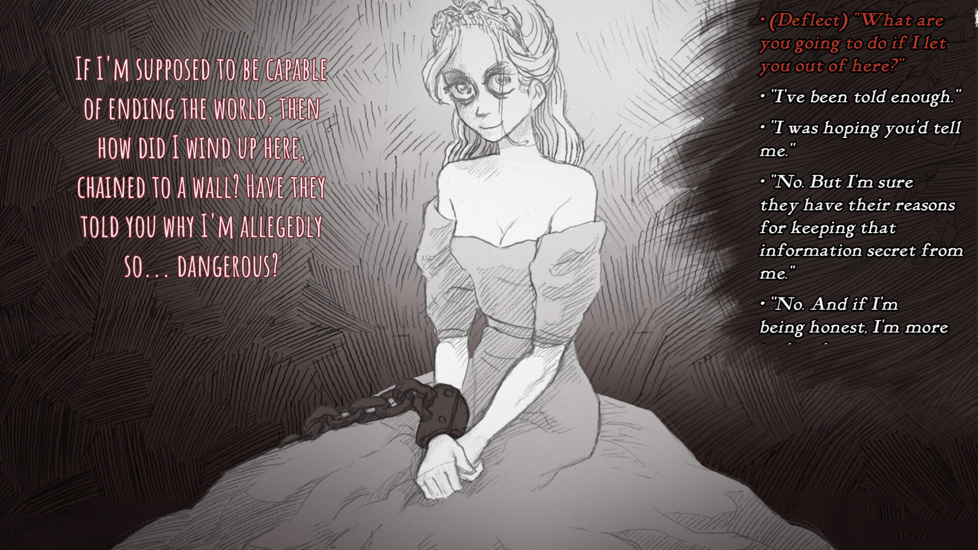 Скриншот 10: Slay the Princess — The Pristine Cut