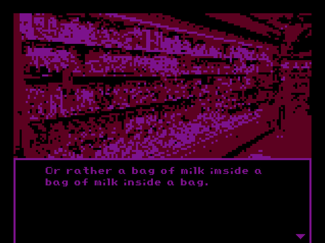 Скриншот: Milk inside a bag of milk inside a bag of milk