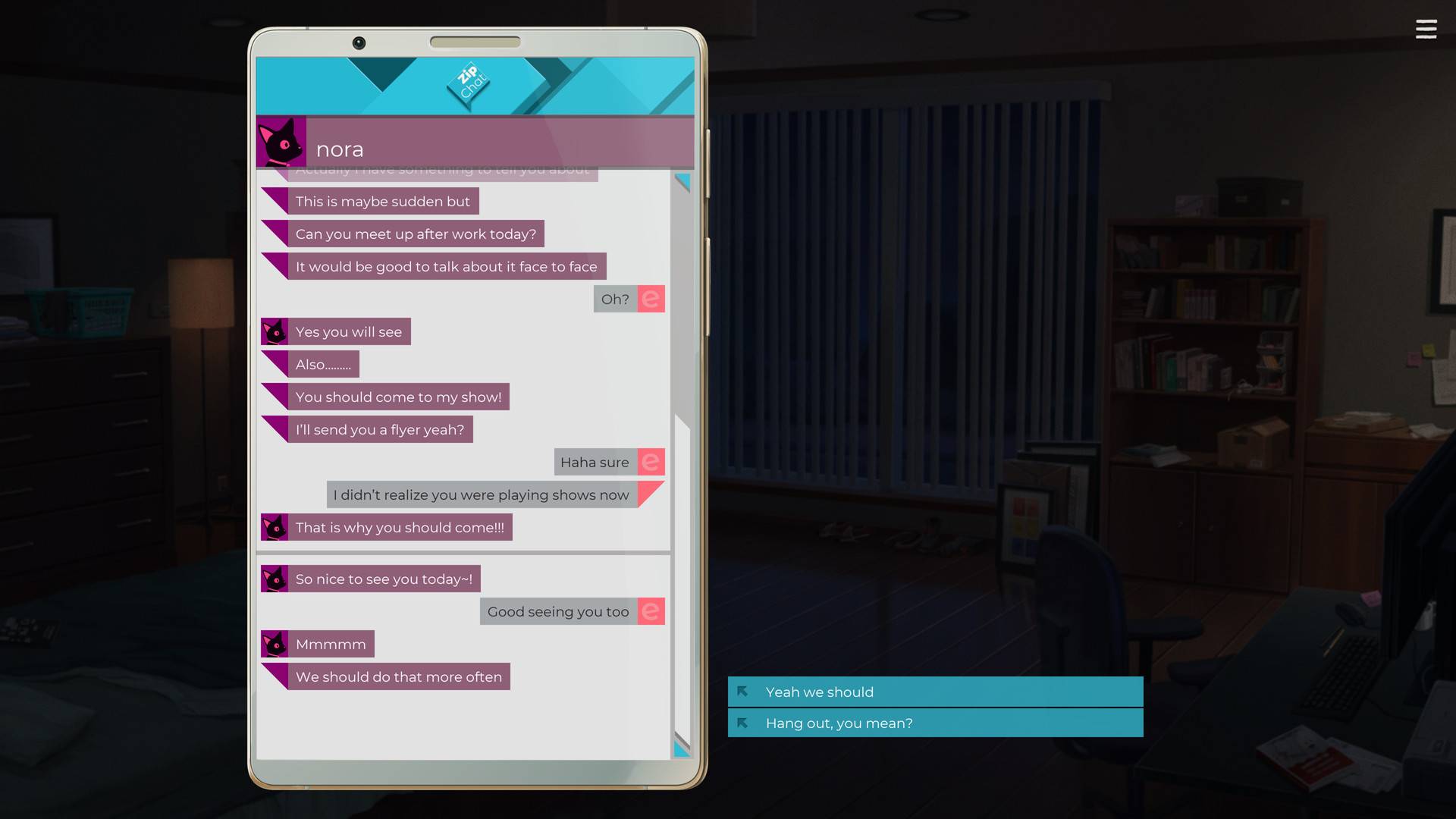 Скриншот: Eliza