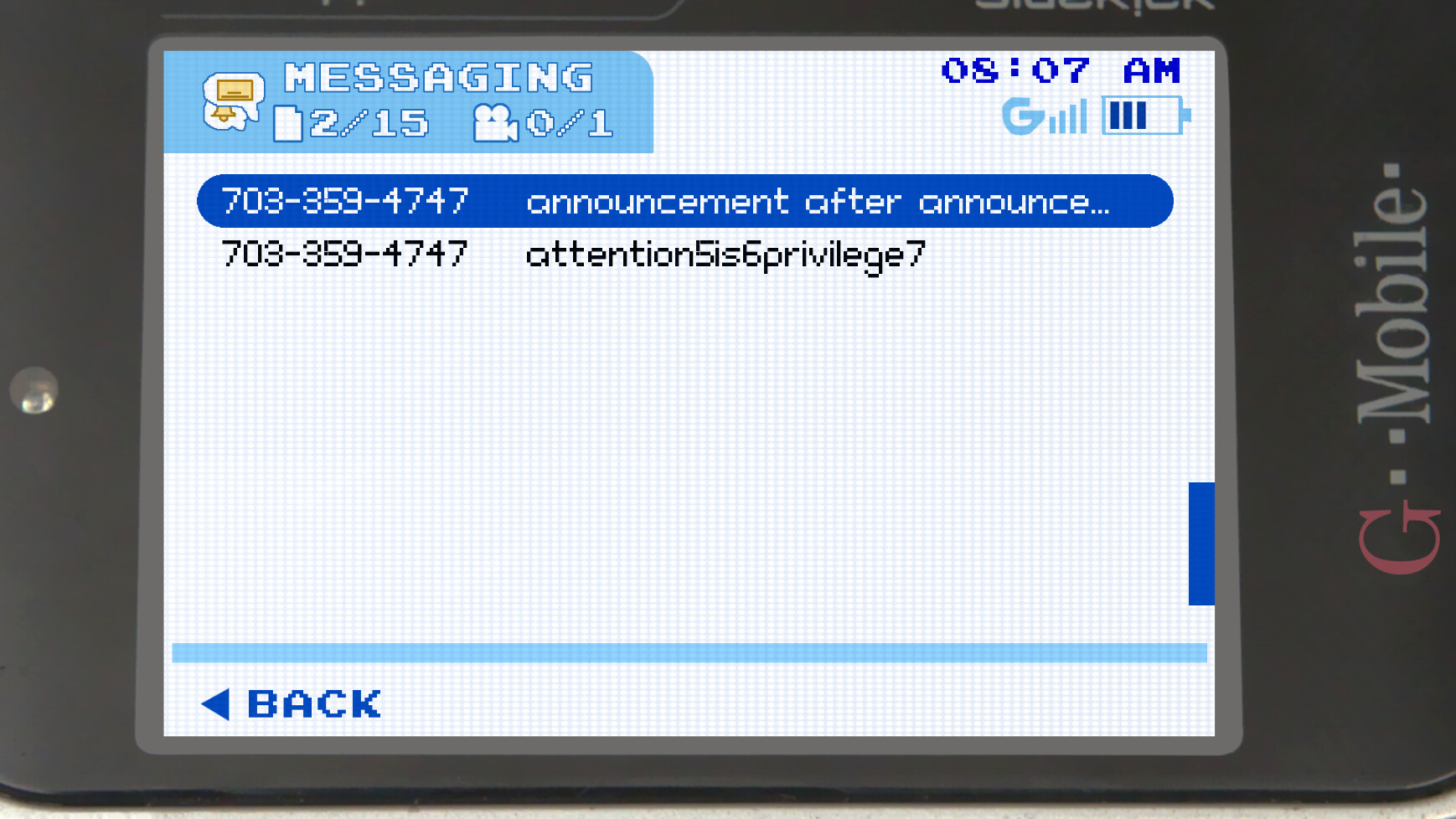 Скриншот: Class of '09