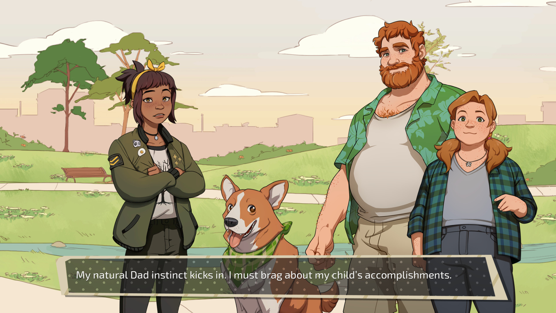 Скриншот: Dream Daddy: A Dad Dating Simulator