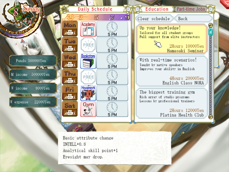 Скриншот: Princess Maker 5