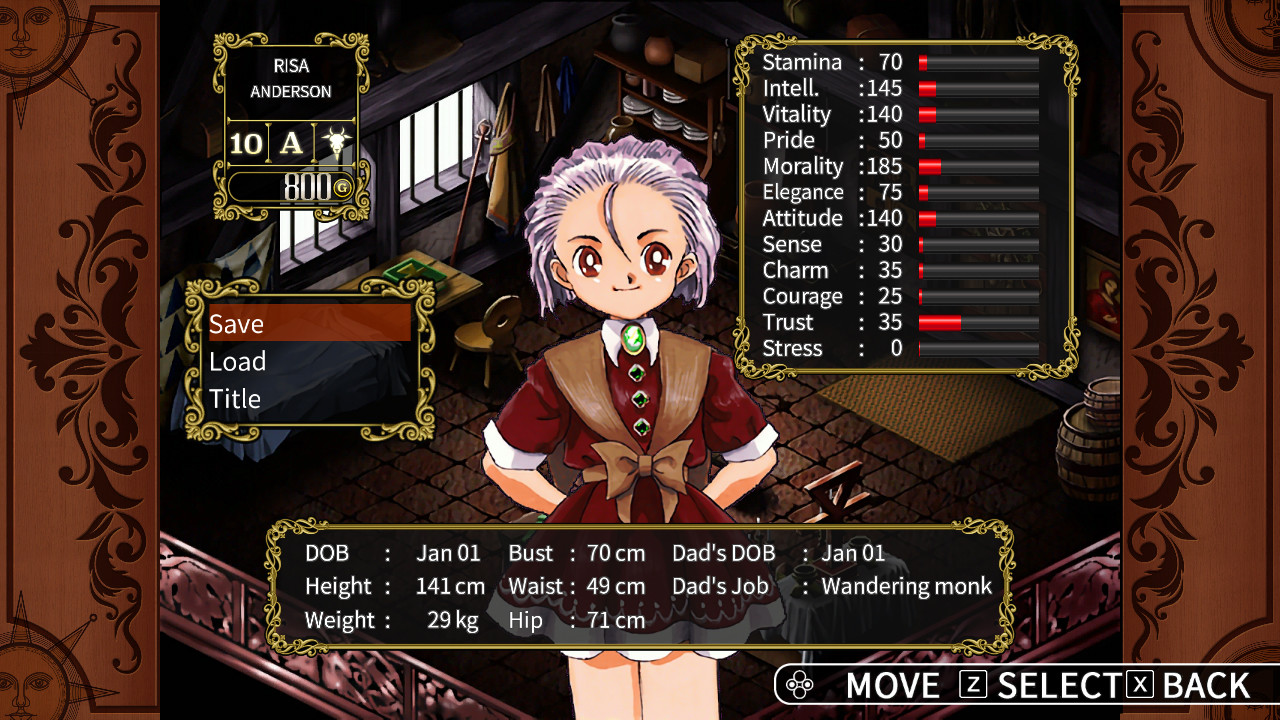 Скриншот: Princess Maker ~Faery Tales Come True~ (HD Remake)