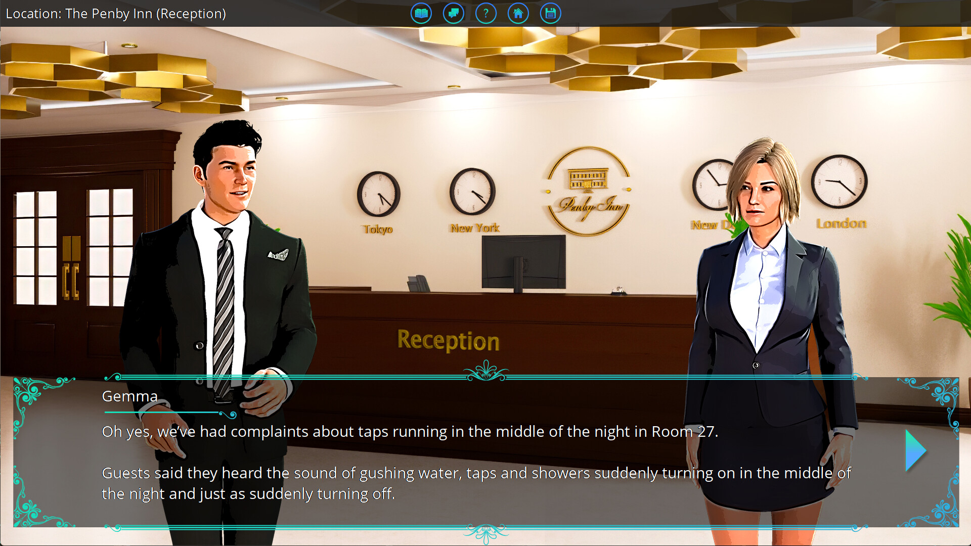 Скриншот: Samuel Sage: The Mystery at Penby Inn