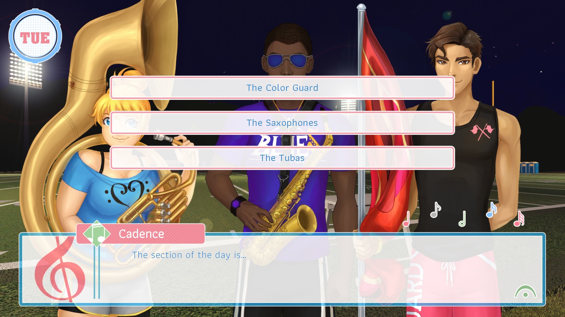 Скриншот: Band Camp Boyfriend