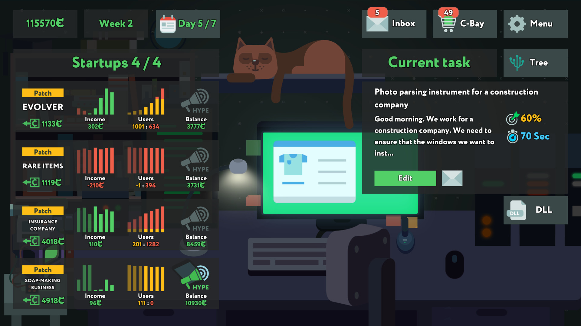 Скриншот: while True: learn()