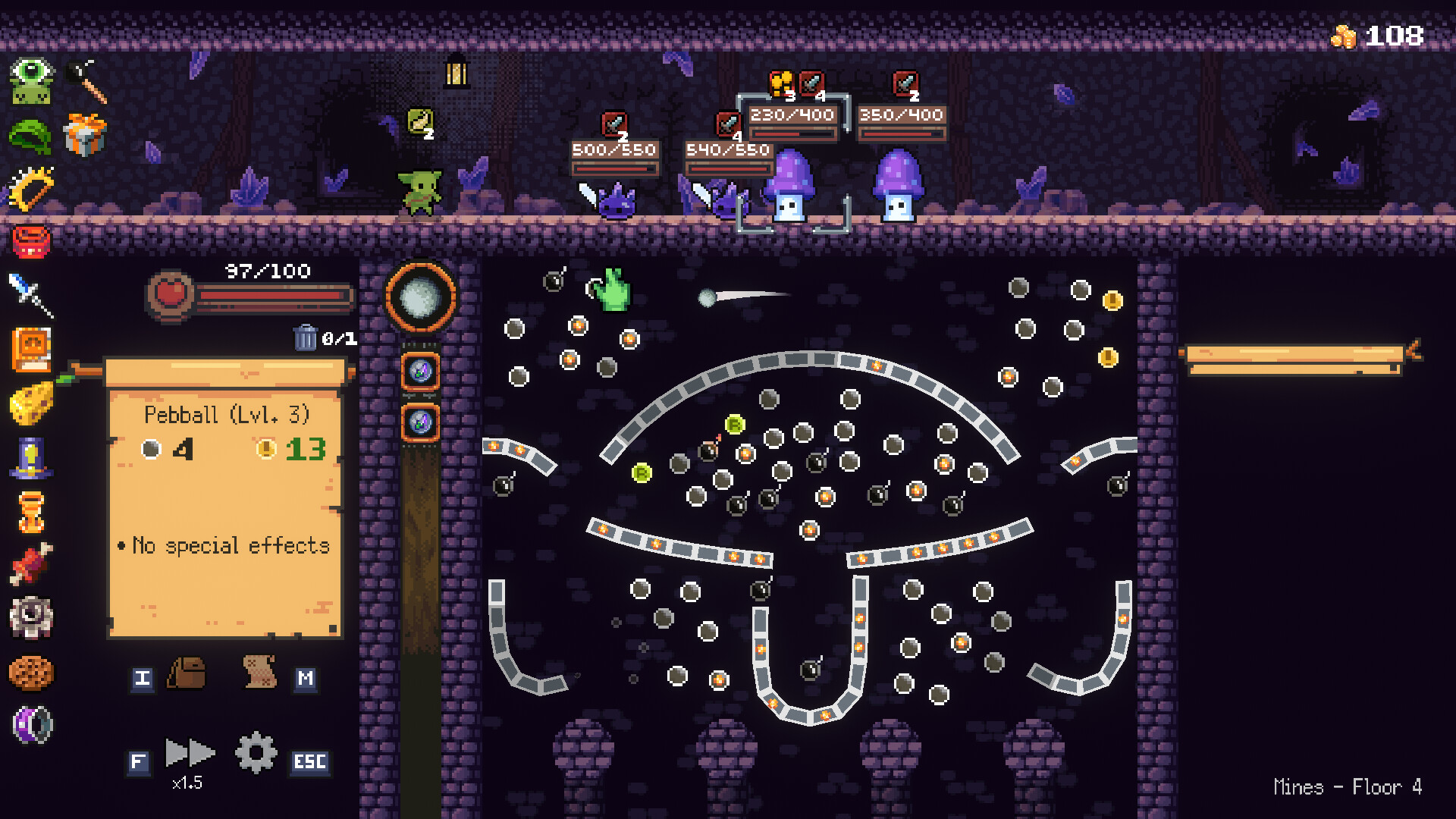 Скриншот 12: Peglin