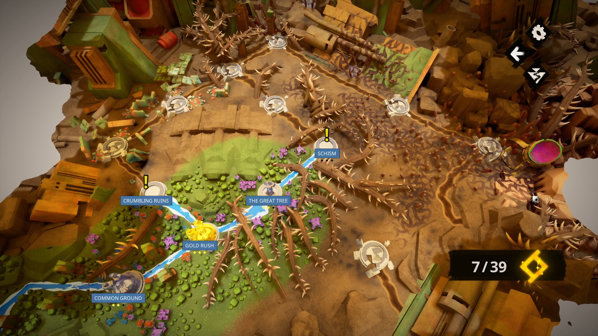 Скриншот: River Towns