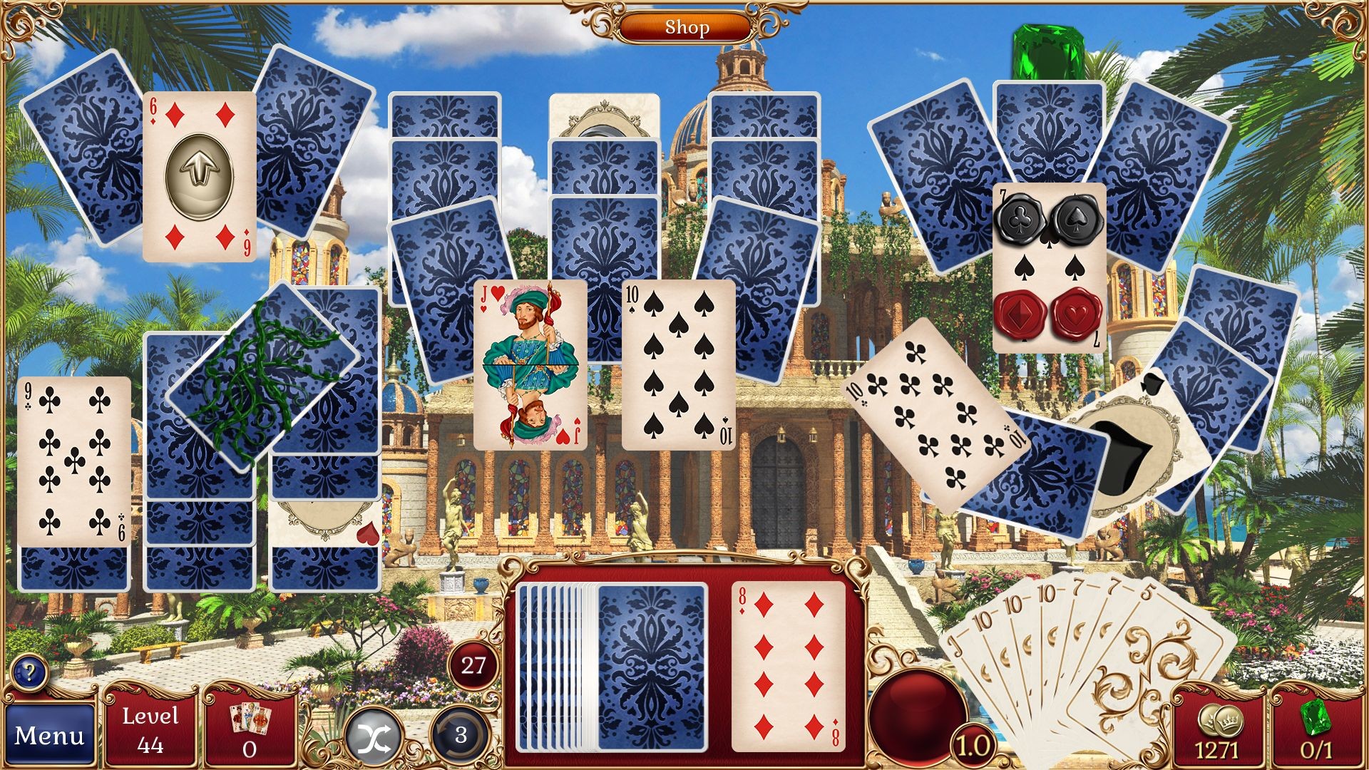 Скриншот: Jewel Match Solitaire X Collector's Edition