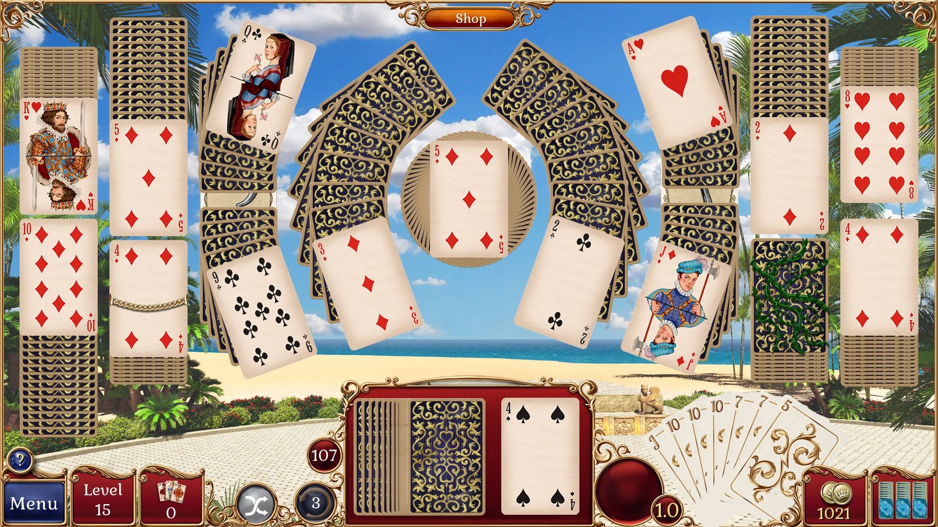 Скриншот: Jewel Match Solitaire X Collector's Edition