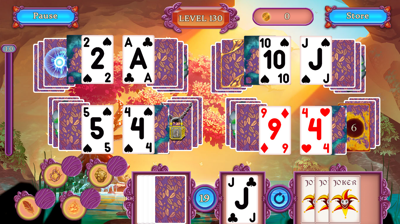 Скриншот: Endless Soul Light Solitaire