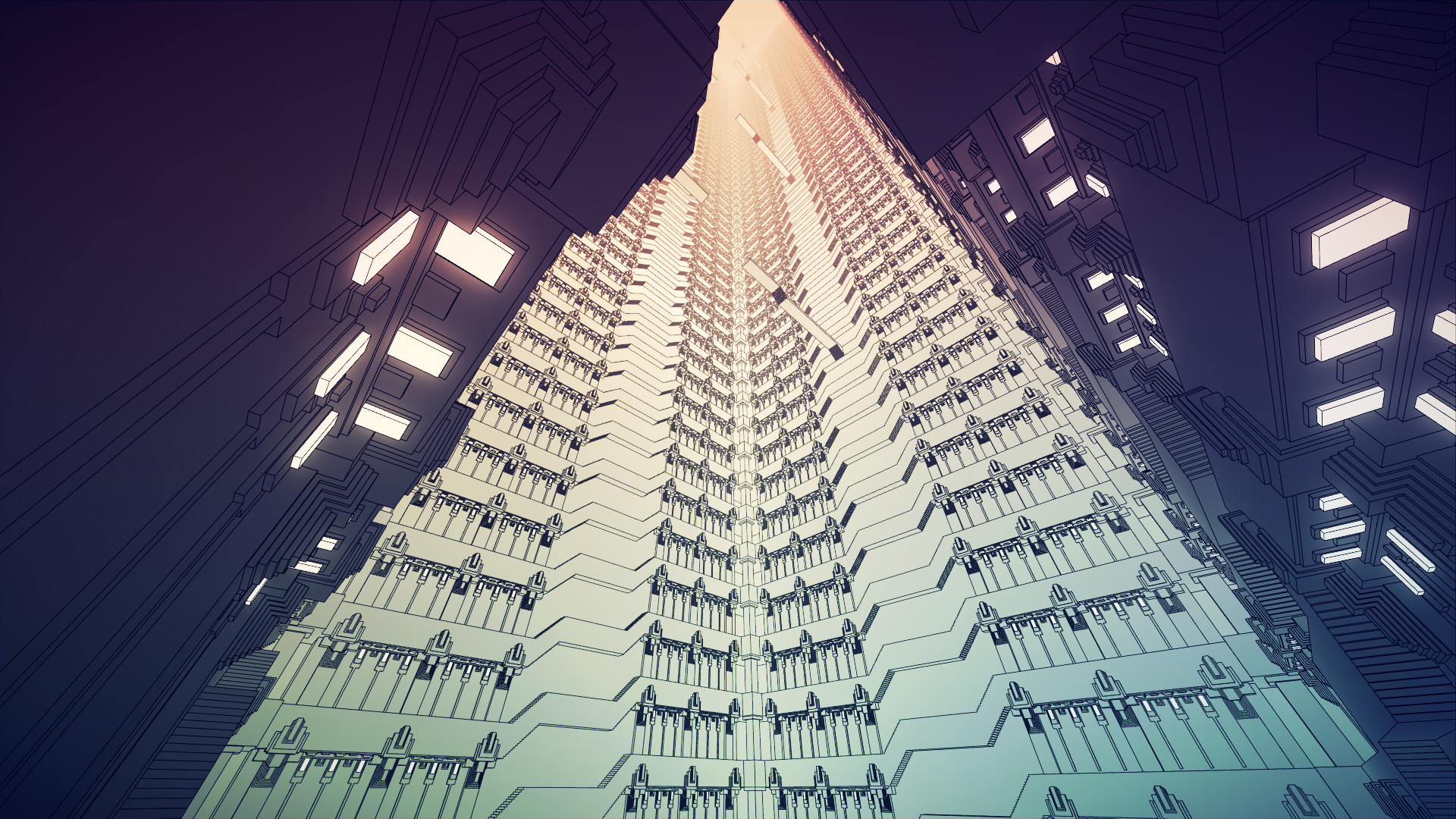 Скриншот: Manifold Garden