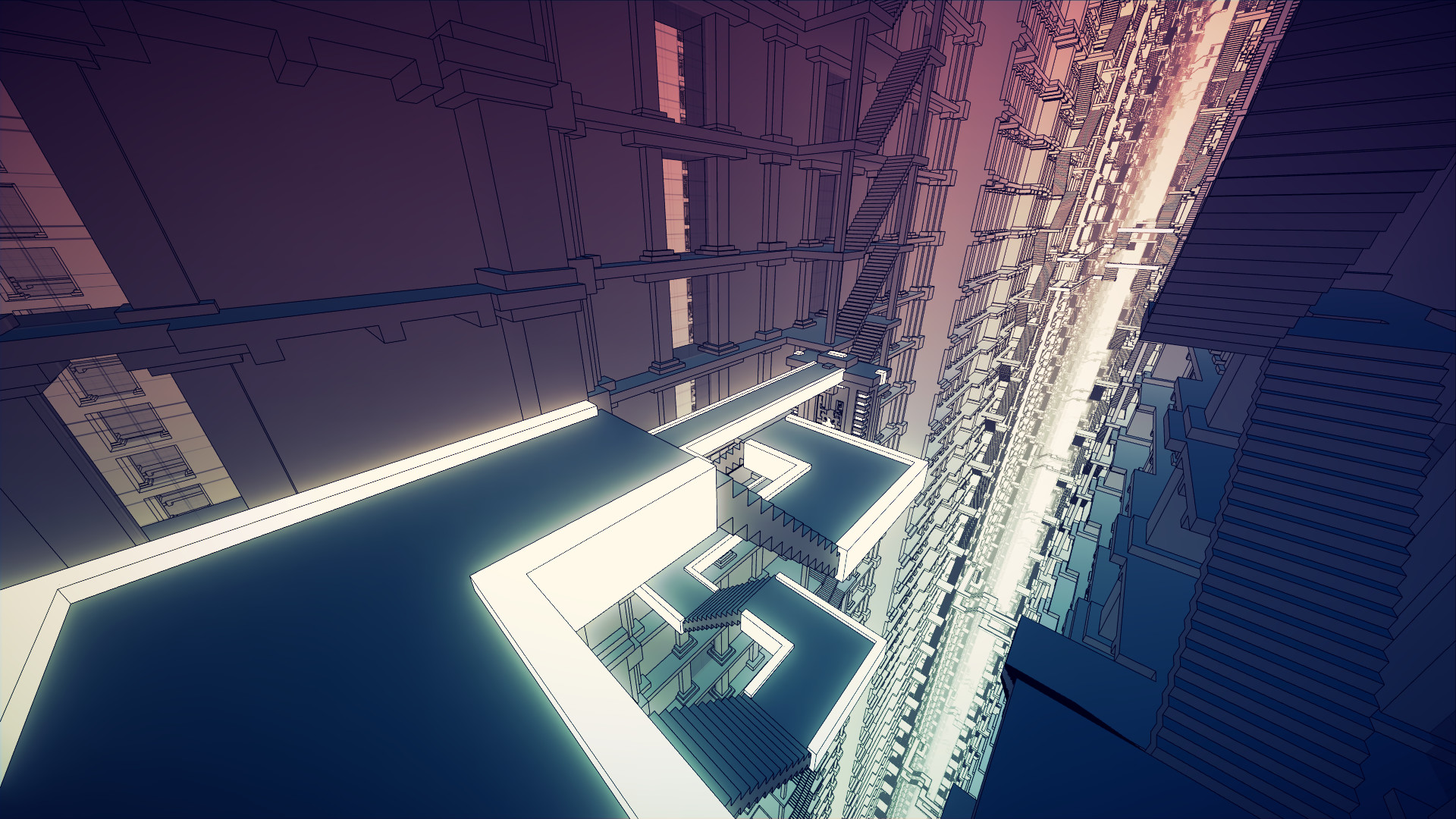 Скриншот: Manifold Garden