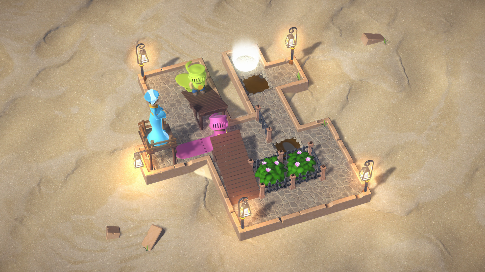 Скриншот: Puddle Knights