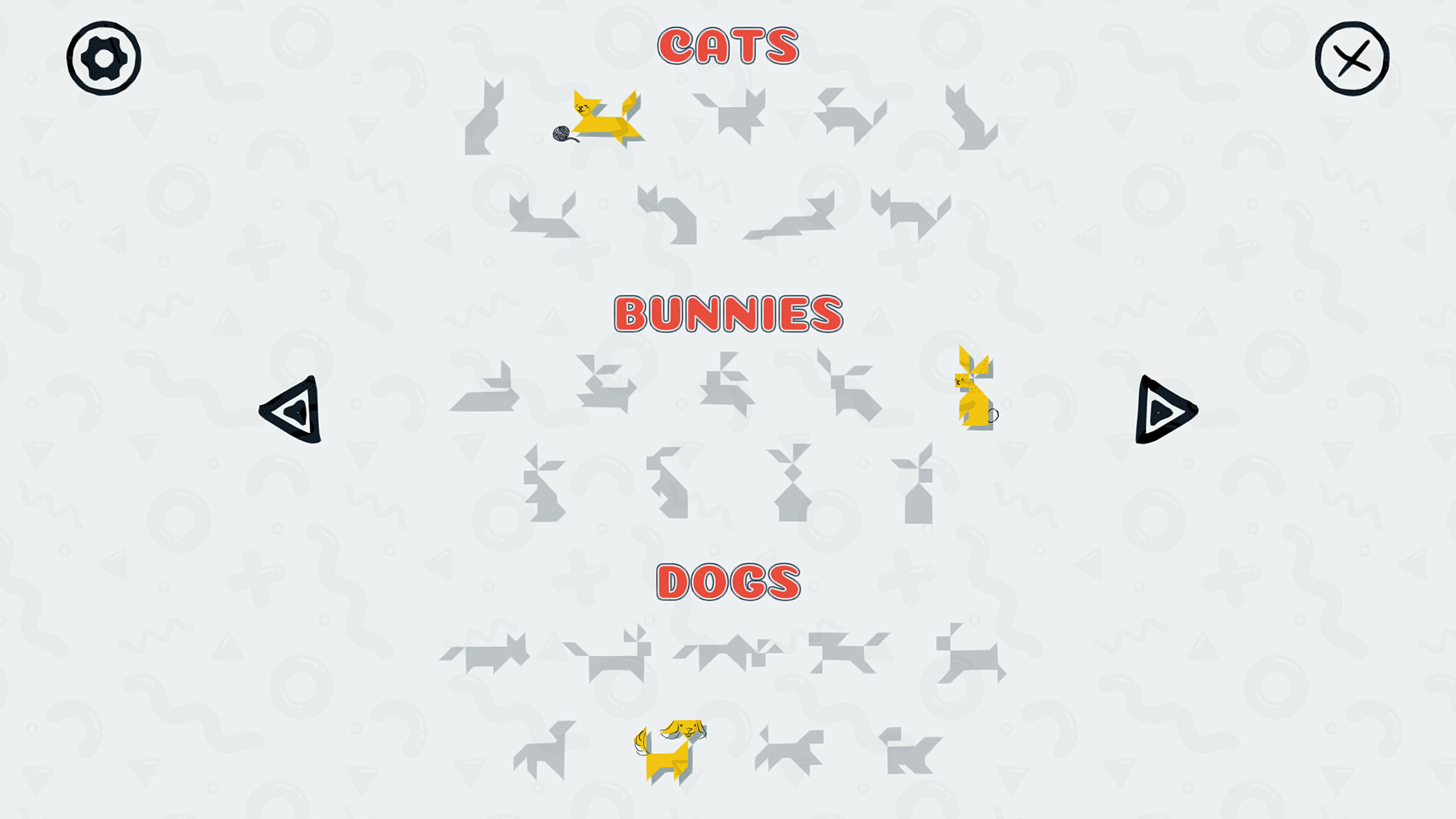 Скриншот: Tangrams Deluxe