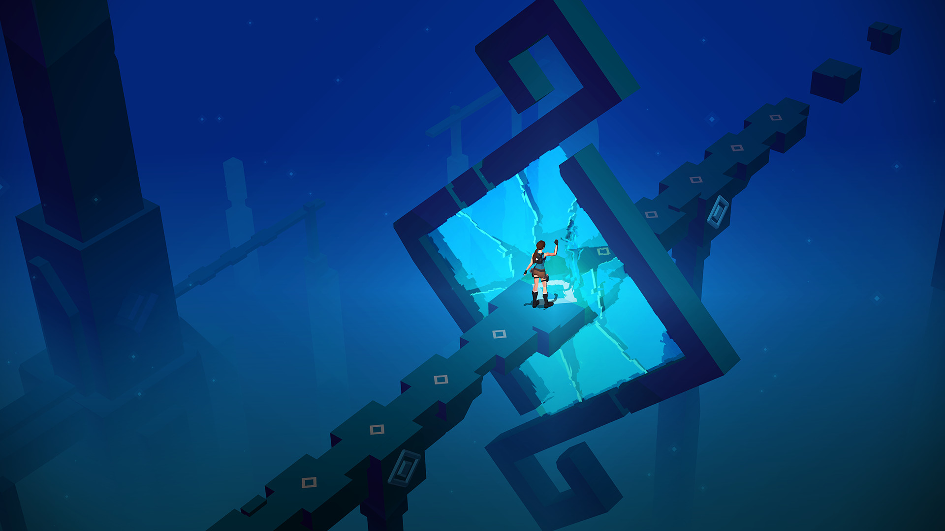Скриншот: Lara Croft GO