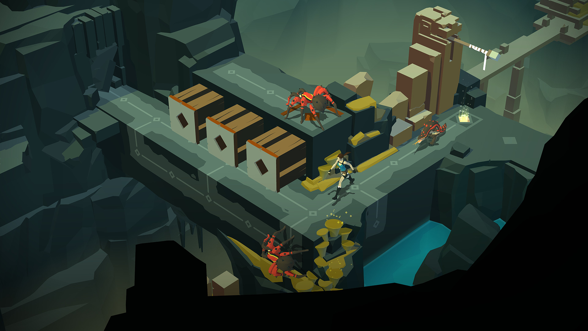 Скриншот: Lara Croft GO