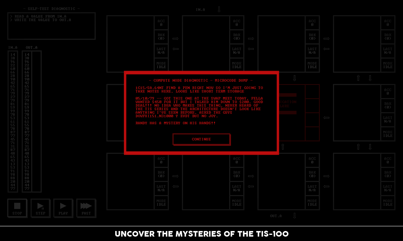 Скриншот: TIS-100