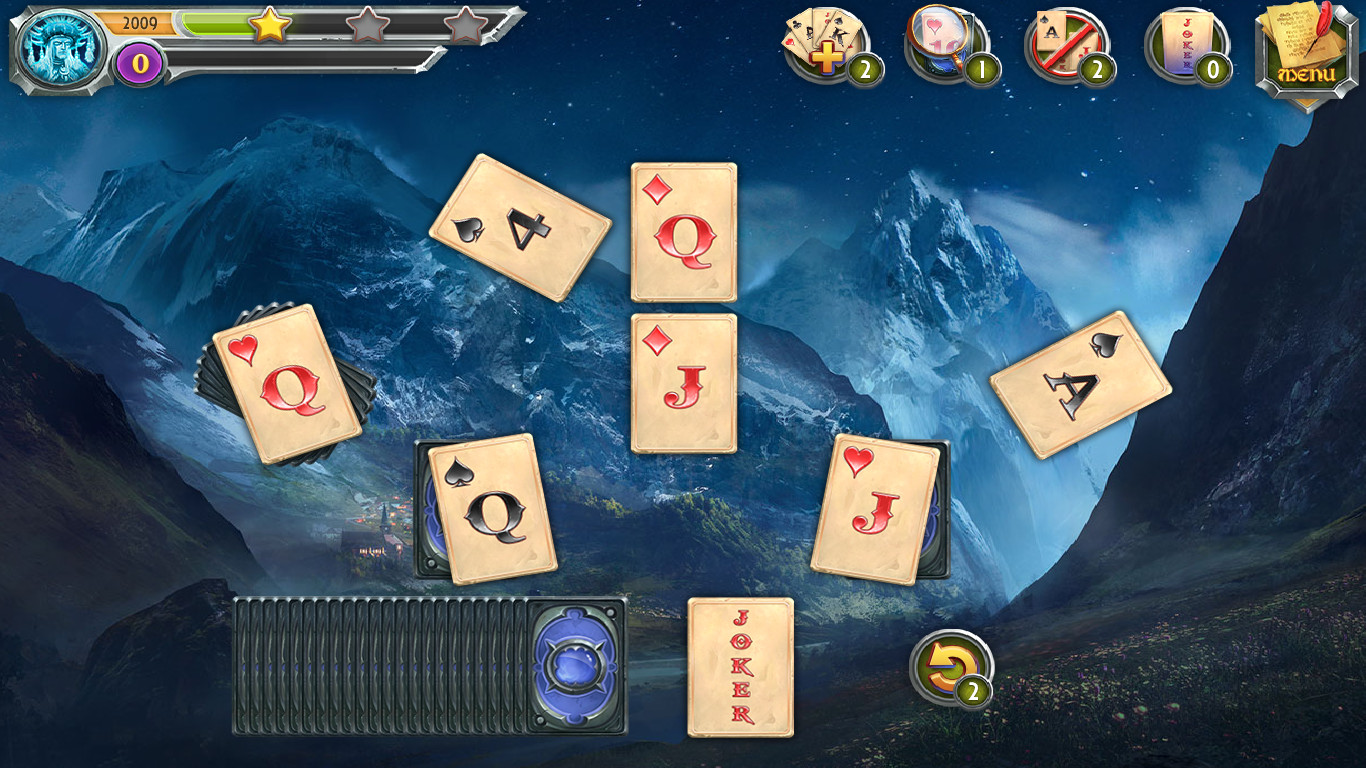 Скриншот 13: Mystic Journey: Tri Peaks Solitaire