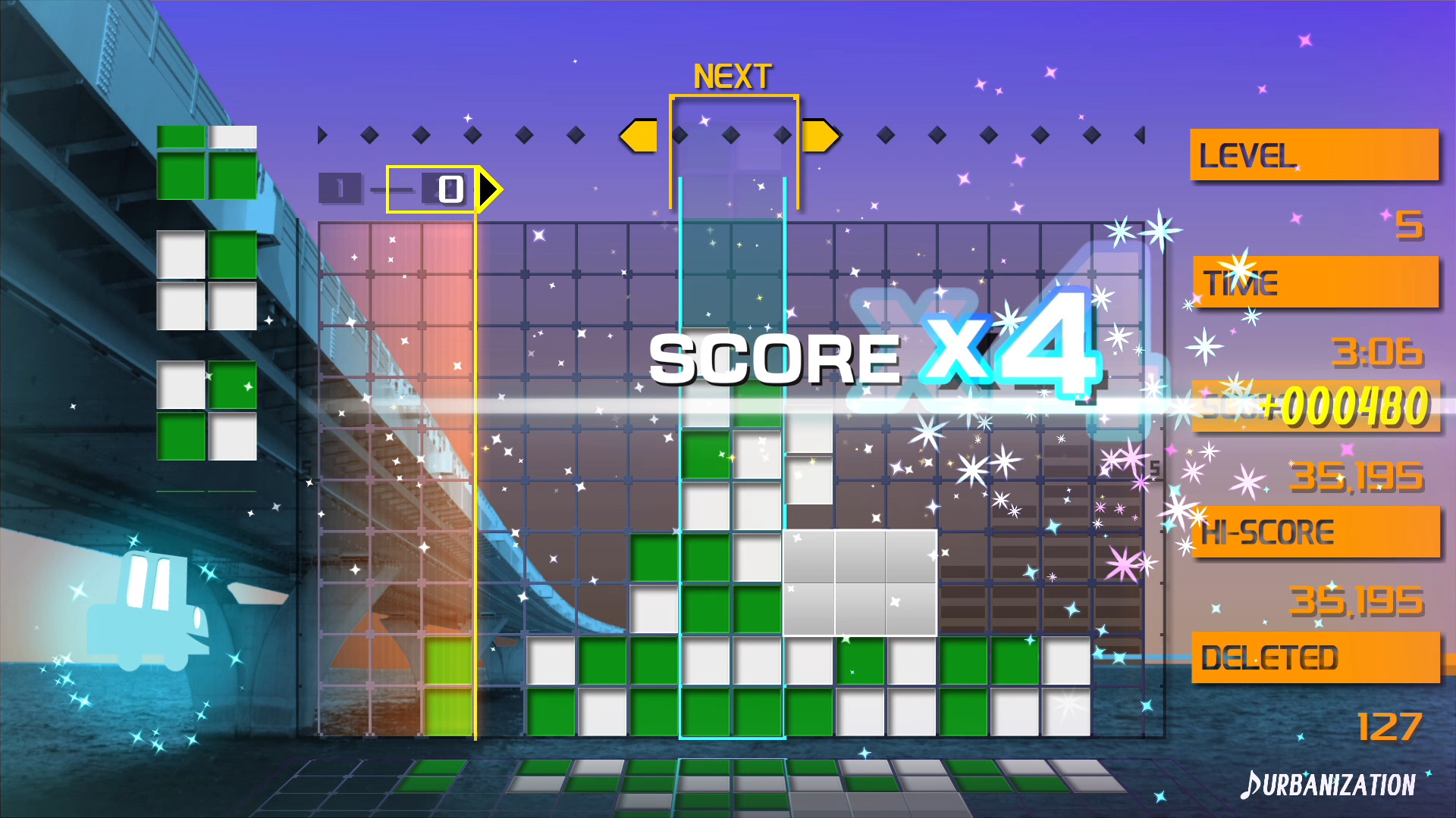 Скриншот 8: LUMINES REMASTERED
