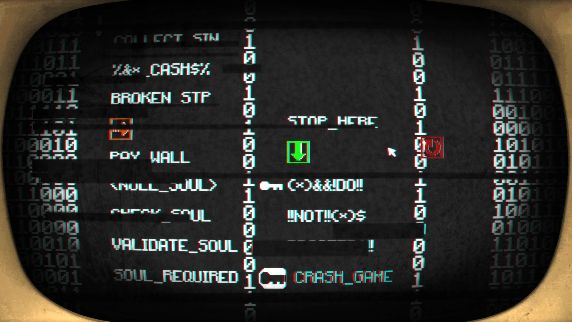 Скриншот: Pony Island