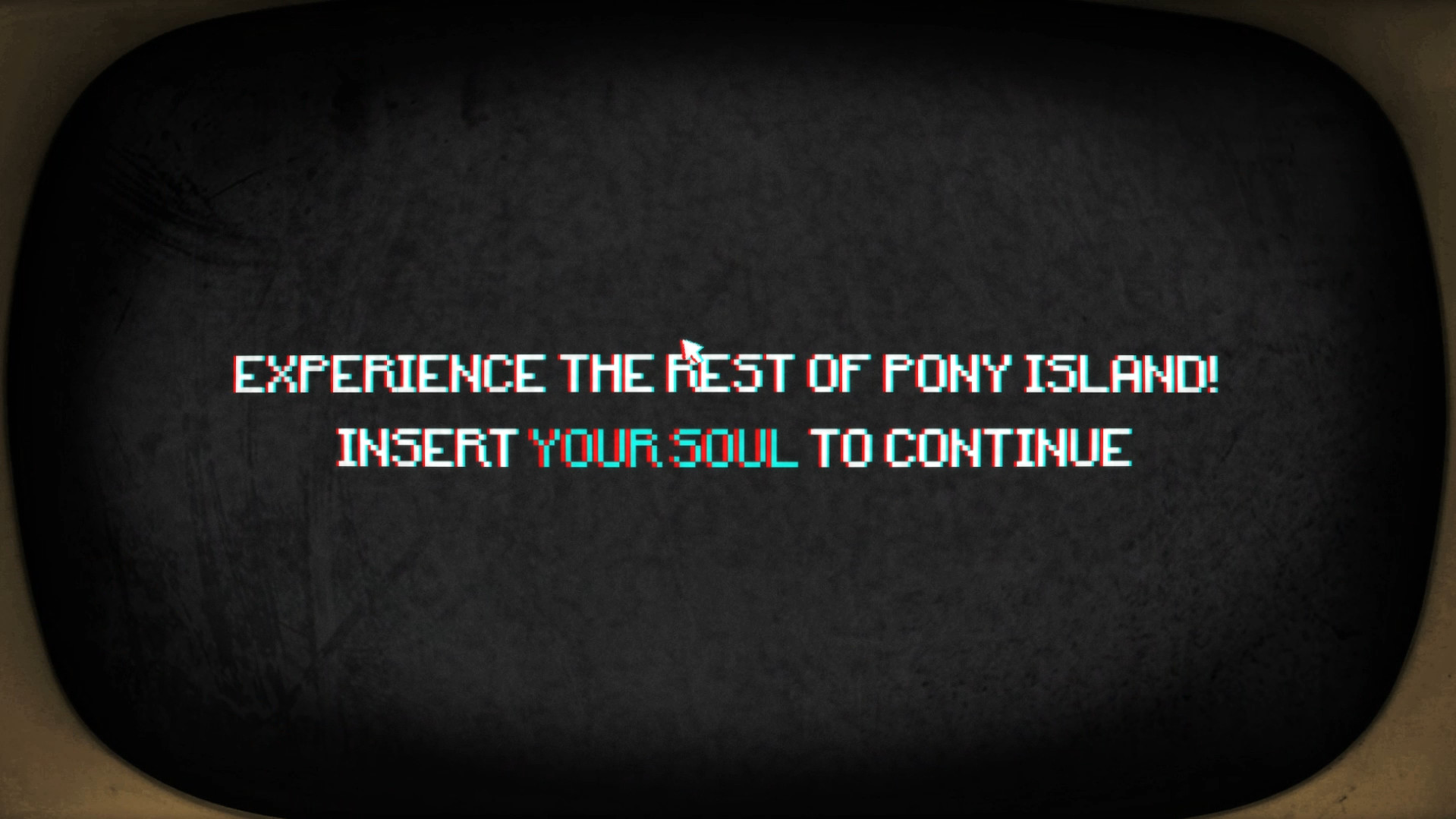 Скриншот: Pony Island
