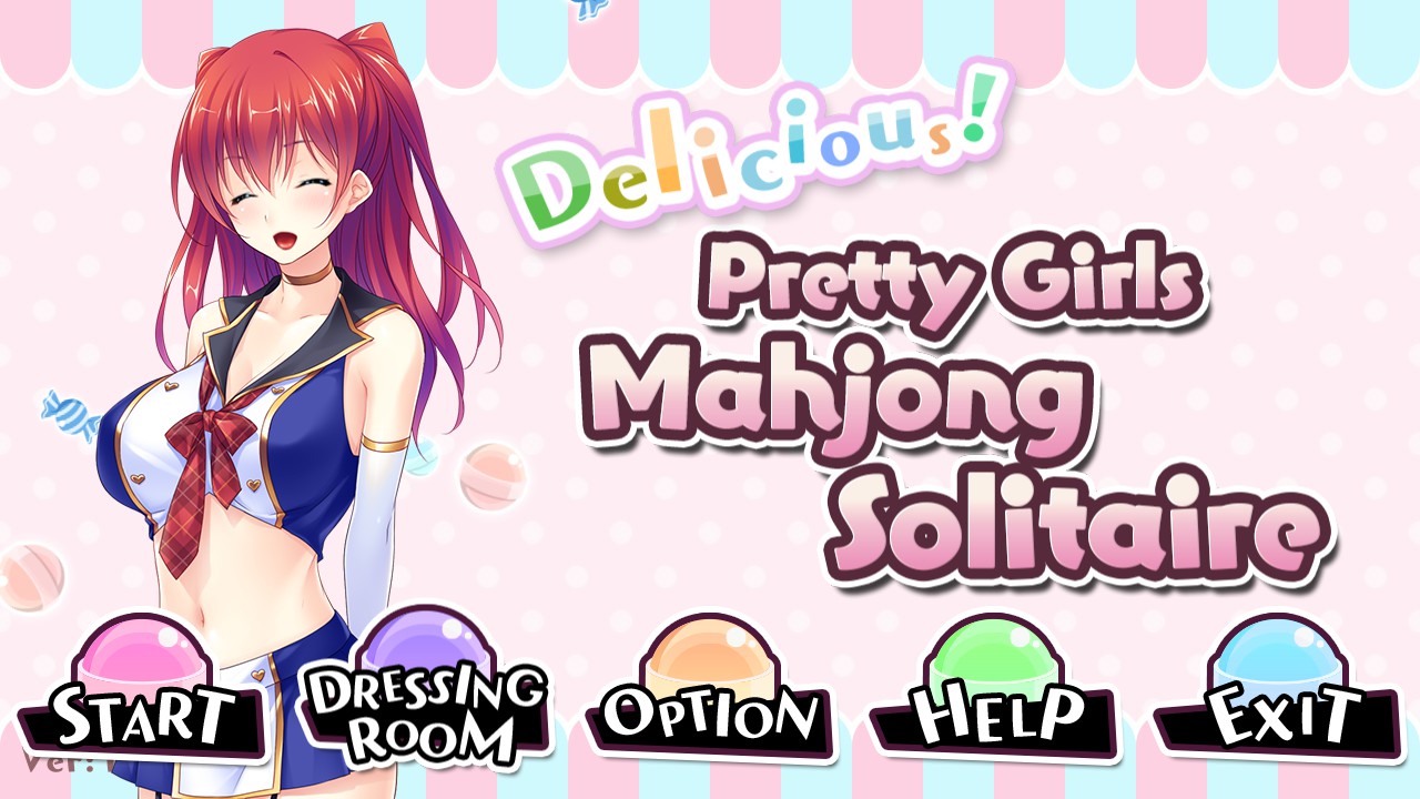 Скриншот: Delicious! Pretty Girls Mahjong Solitaire