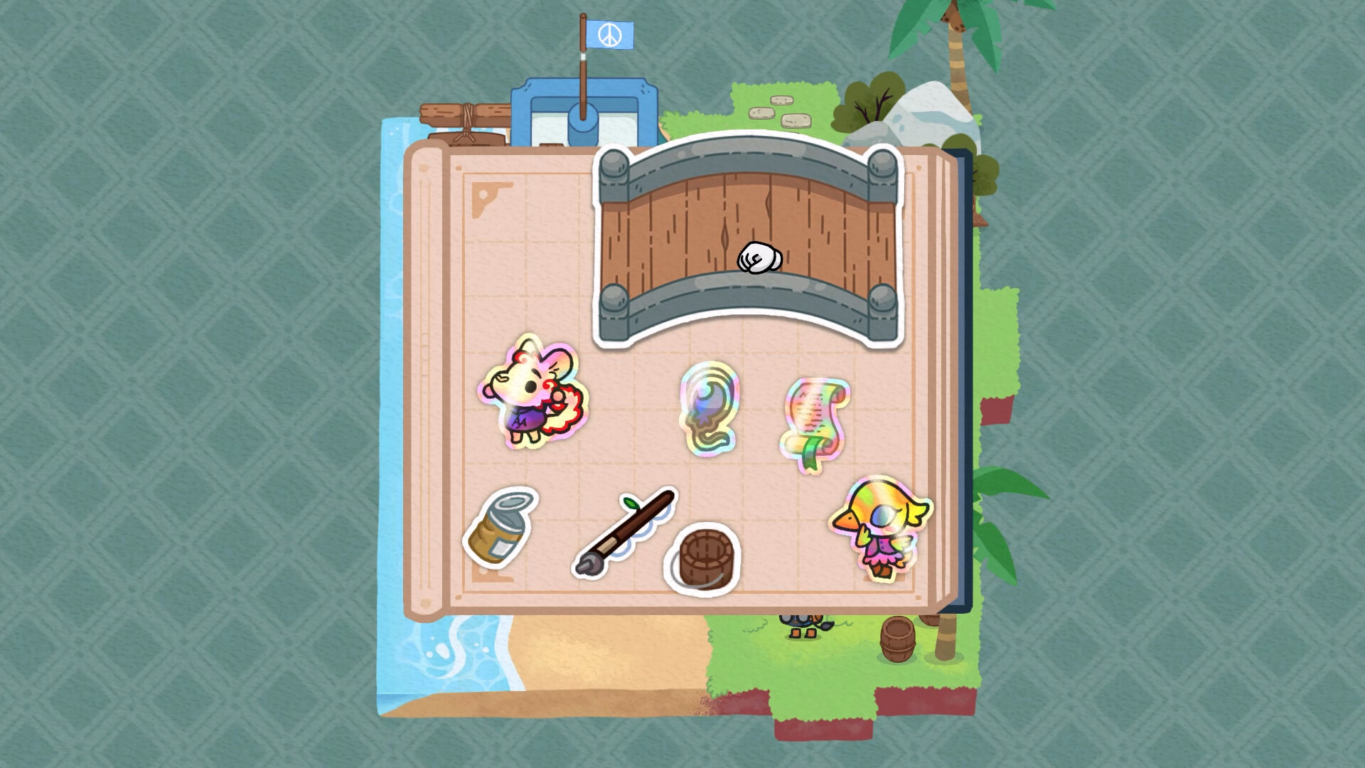 Скриншот: A Tiny Sticker Tale