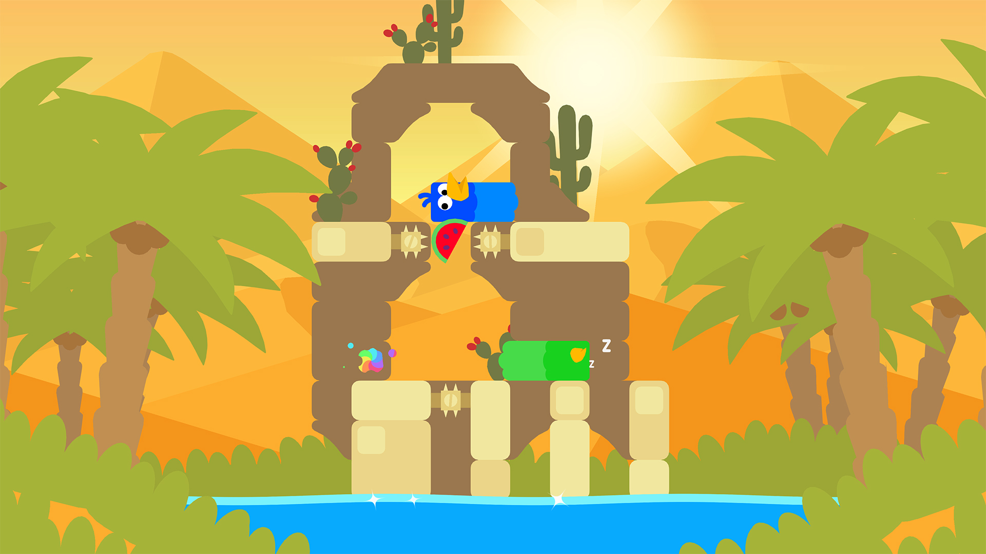 Скриншот 10: Snakebird Primer