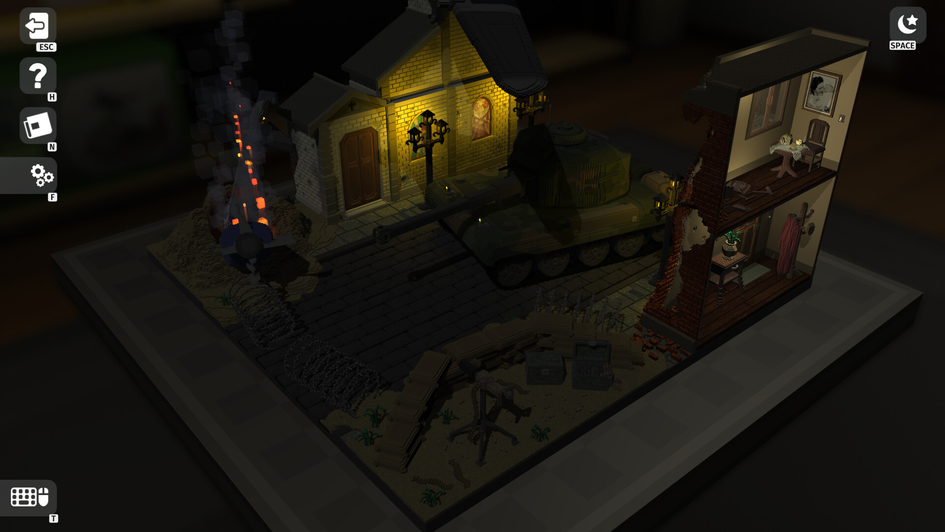 Скриншот: Diorama Builder