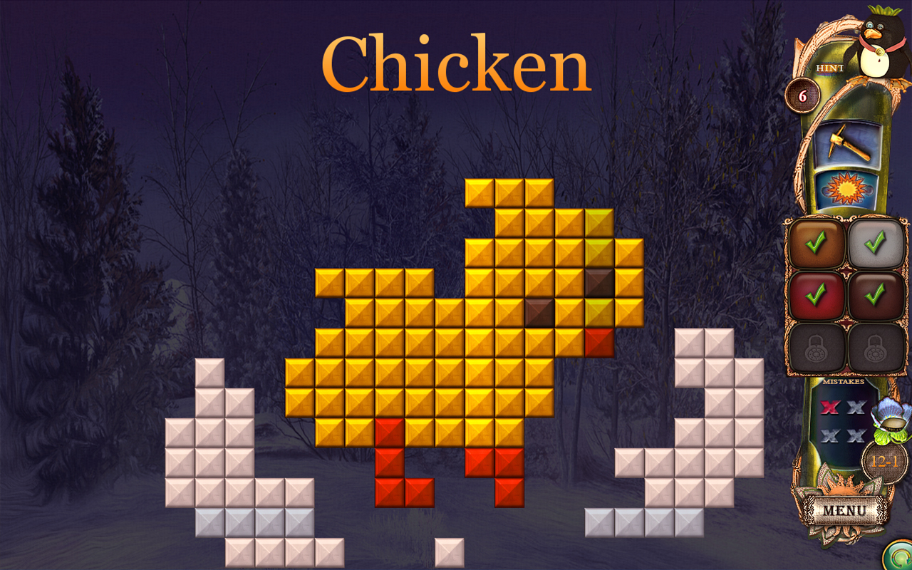 Скриншот: Fantasy Mosaics 18: Explore New Colors