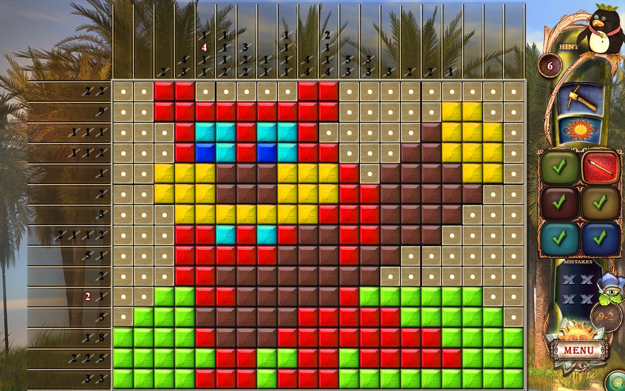 Скриншот: Fantasy Mosaics 18: Explore New Colors