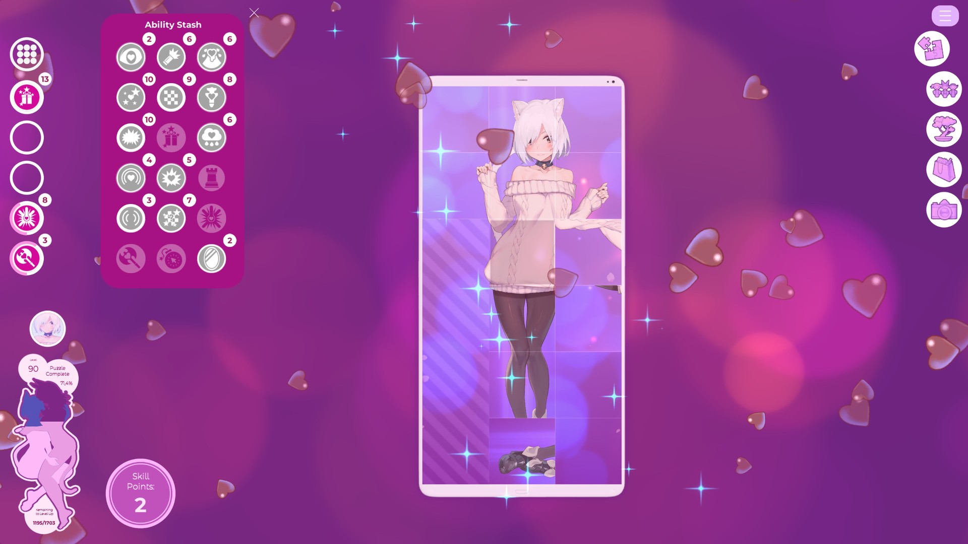 Скриншот 12: Mosaique Neko Waifus 3