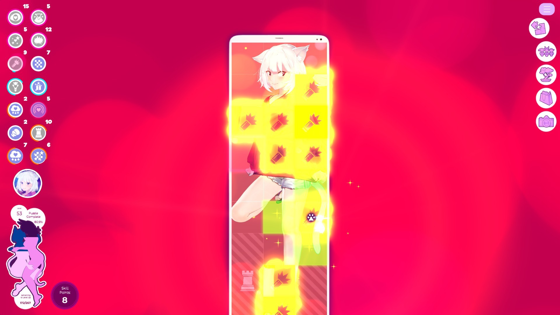 Скриншот 7: Mosaique Neko Waifus 2