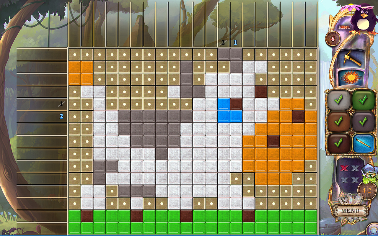 Скриншот: Fantasy Mosaics 27: Secret Colors