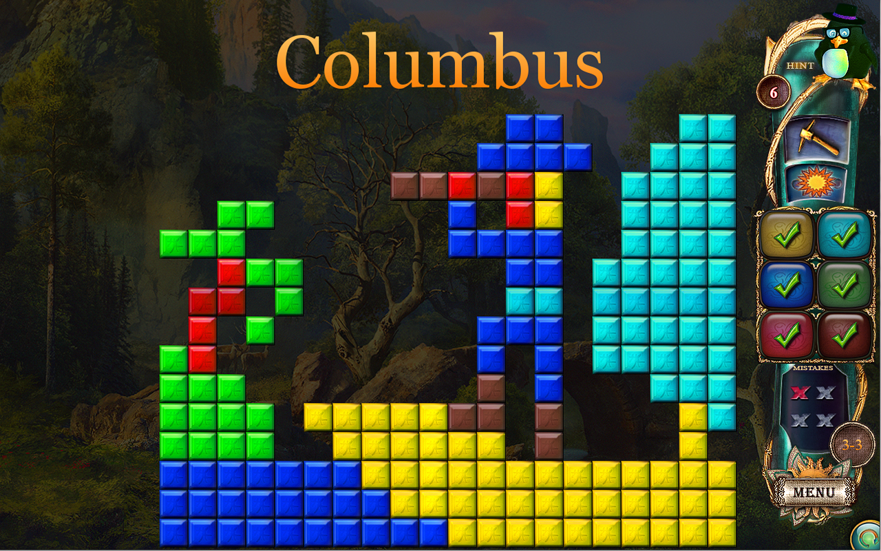 Скриншот: Fantasy Mosaics 16: Six Colors in Wonderland