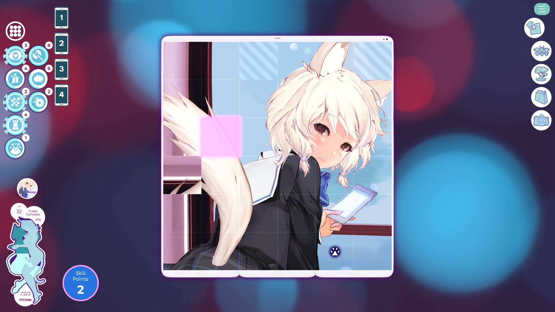 Скриншот 13: Mosaique Neko Waifus 4