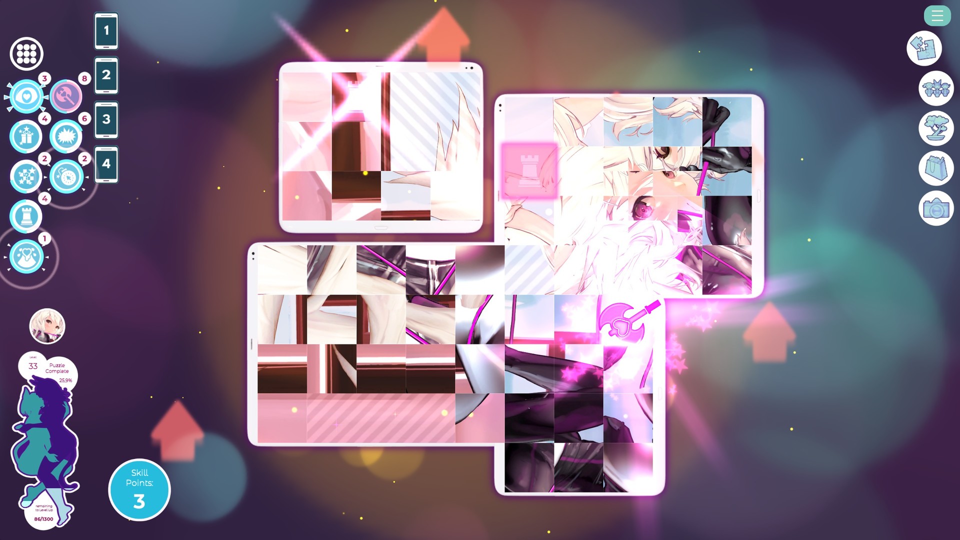 Скриншот 7: Mosaique Neko Waifus 4