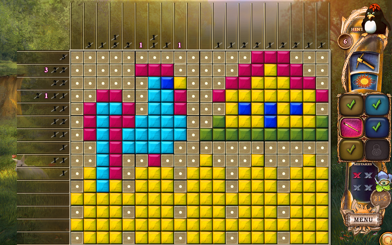 Скриншот: Fantasy Mosaics 21: On the Movie Set