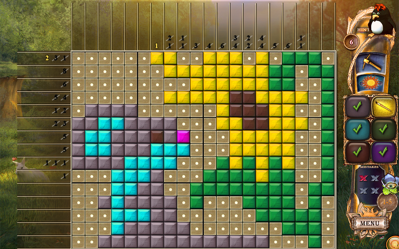 Скриншот: Fantasy Mosaics 21: On the Movie Set