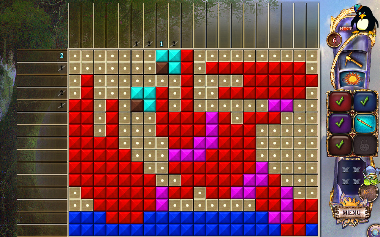 Скриншот: Fantasy Mosaics 24: Deserted Island