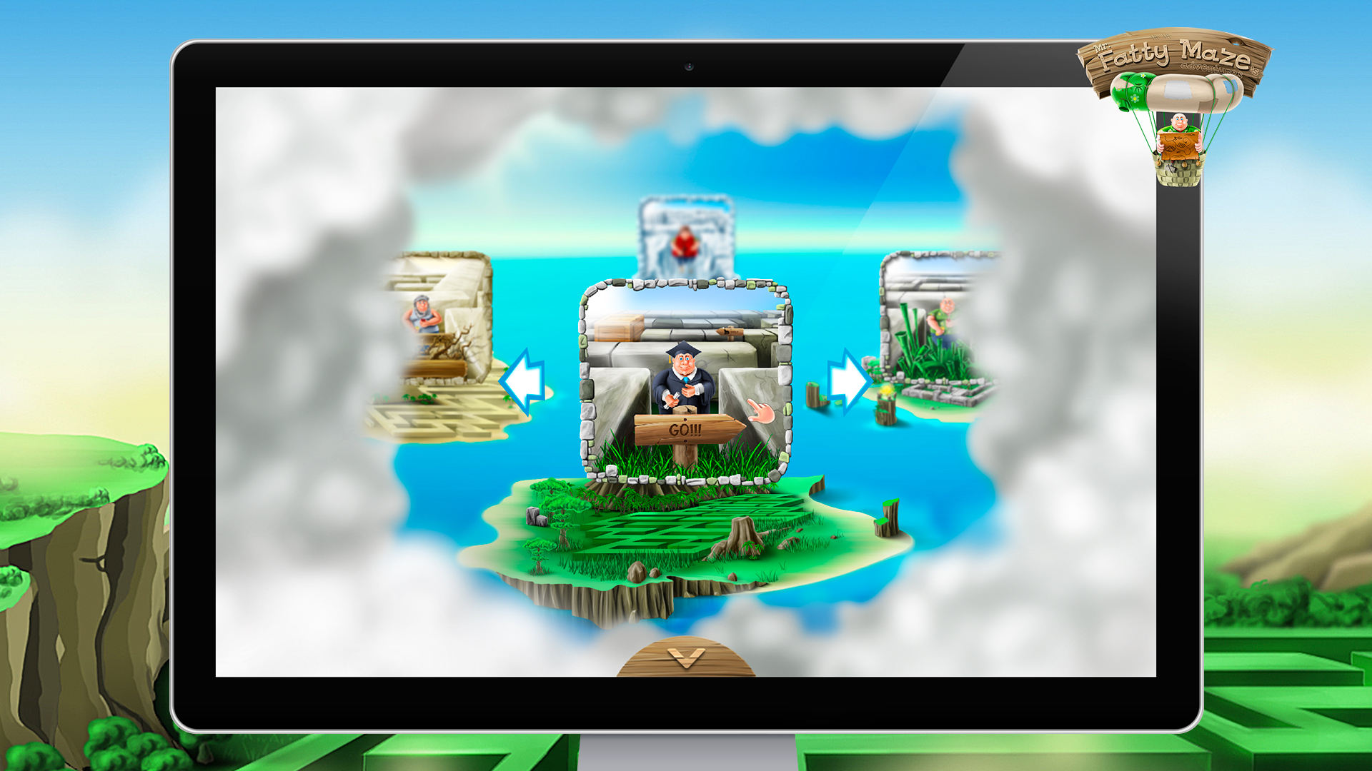 Скриншот: Fatty Maze's Adventures