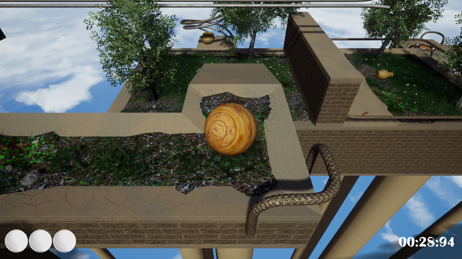 Скриншот: Sky Ball