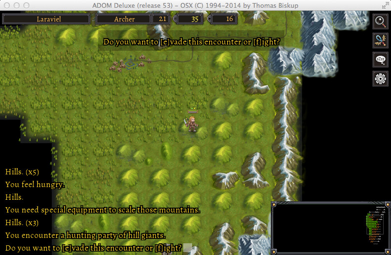 Скриншот: ADOM (Ancient Domains Of Mystery)