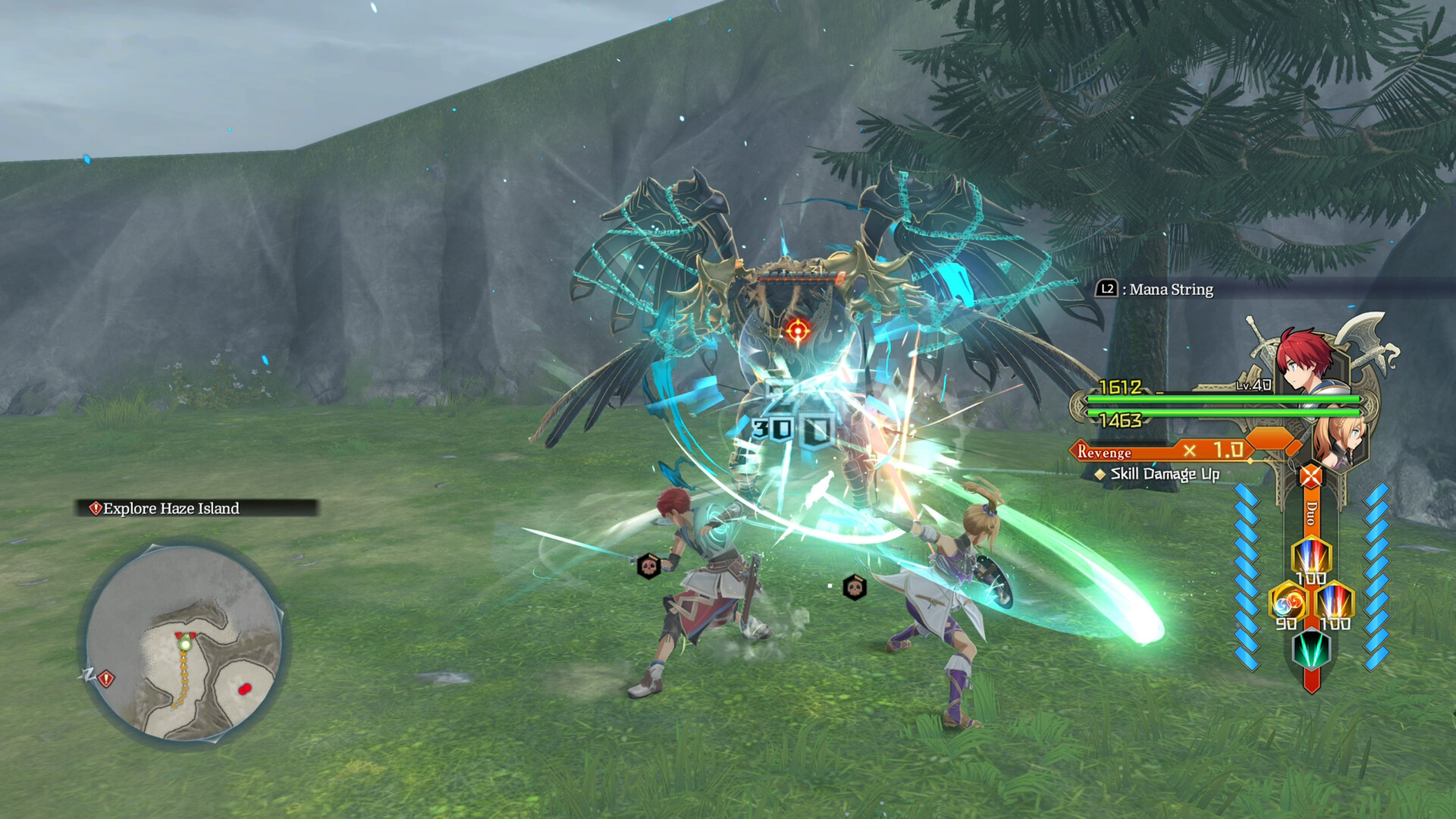 Скриншот: Ys X: Nordics